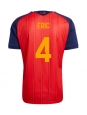 Moške Nogometnih dresov Španija Eric Garcia #4 Domači SP 2026 Kratki rokavi Moške Nogometnih dresov Španija Eric Garcia #4 Domači SP 2026 Kratki rokavi